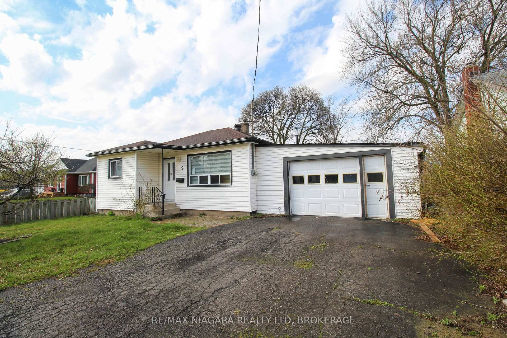 Bungalow with attached garage.