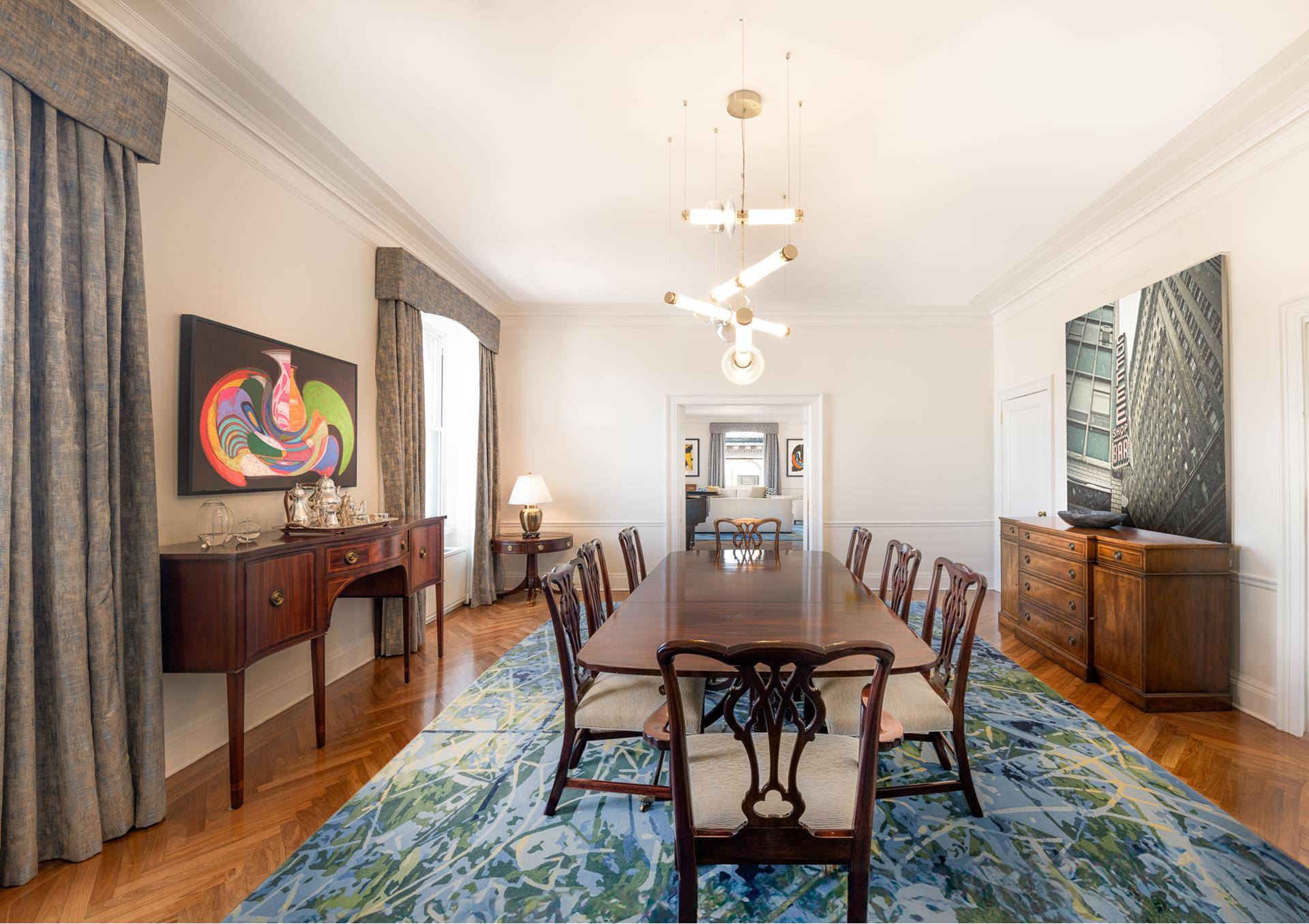 Welcome to Residence 12E at 550 Park Avenue a distinguished high floor home in one of Lenox Hill's most prestigious pre war cooperatives.