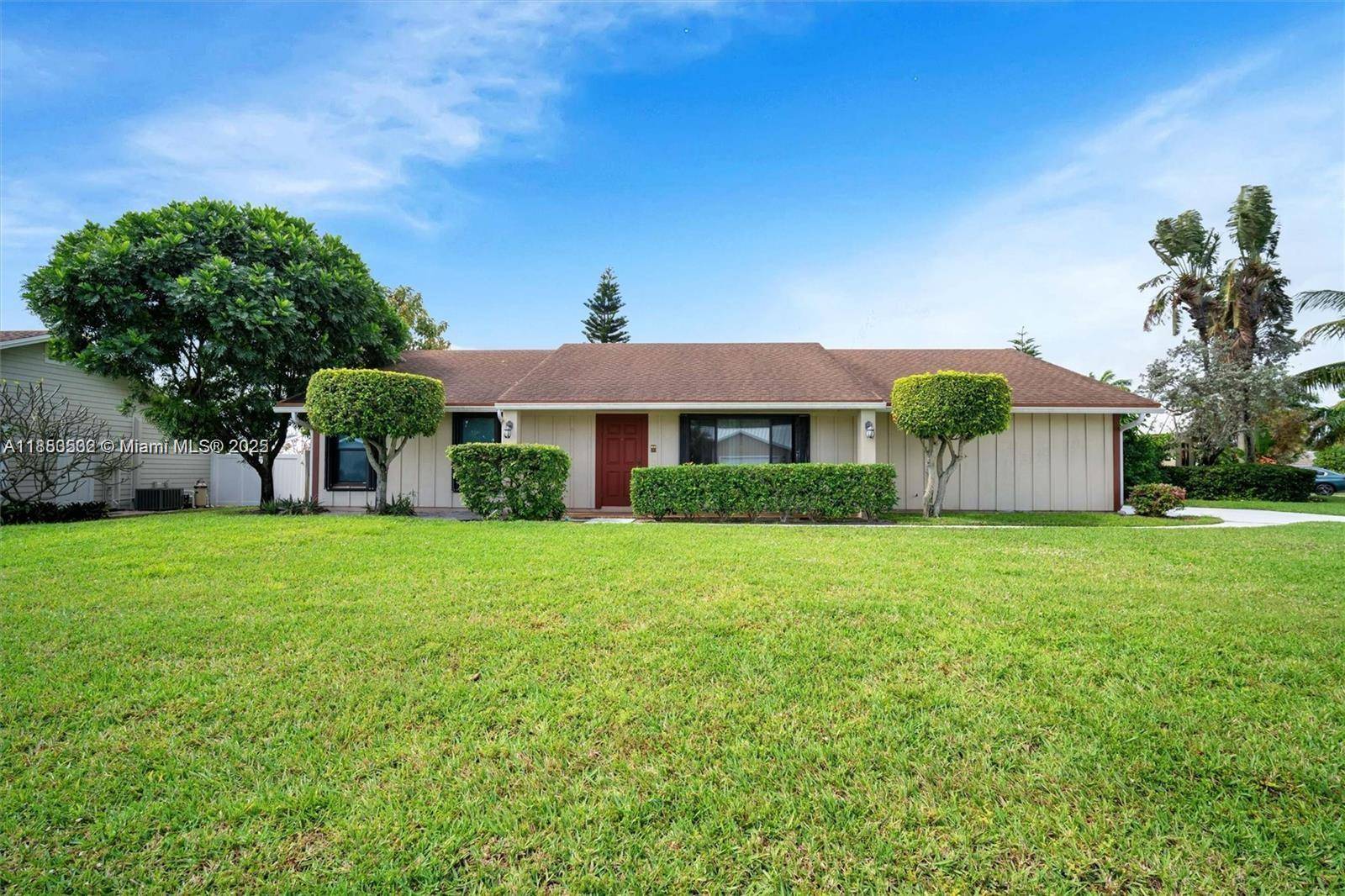 The house features large bedrooms and vaulted ceilings.