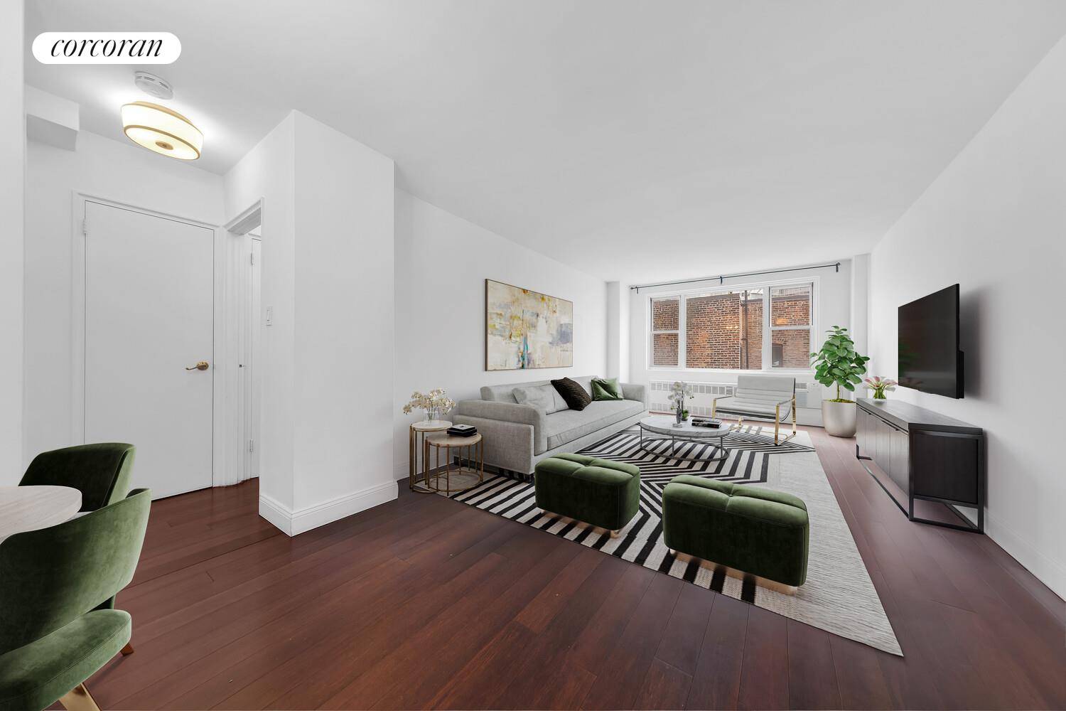 Light filled, oversized, move in ready 1 bedroom private storage included !