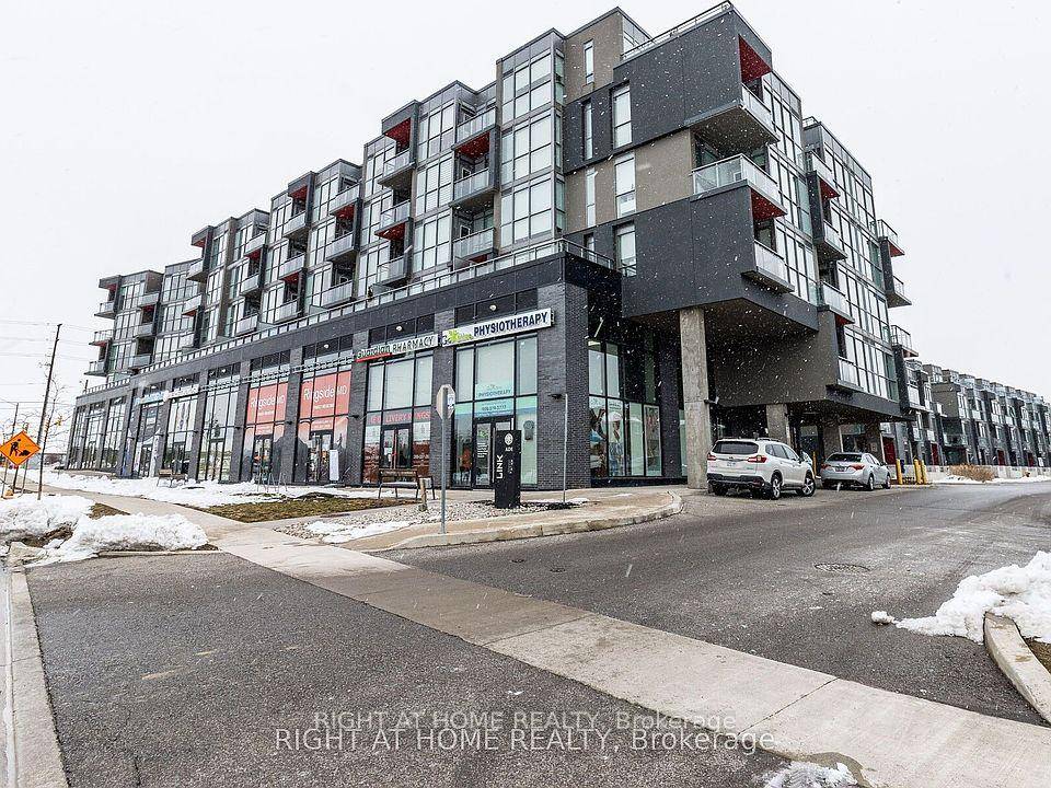 Sun Filled 1 Bed Den with Oversized Terrace amp ; Rarely offered 2 Parking Spots at 5220 Dundas St, Burlington.