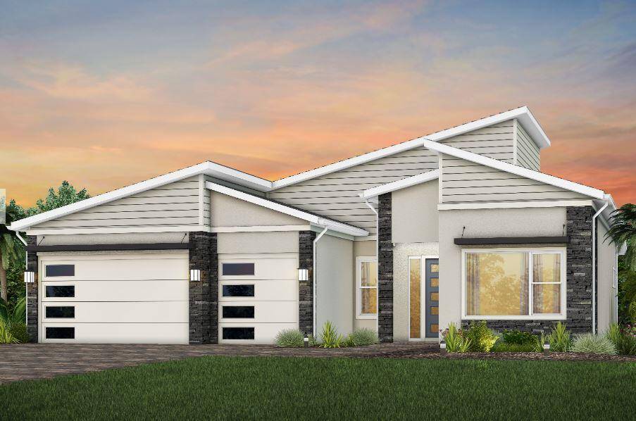 NEW CONSTRUCTION Luxurious 3 Bedroom plus Den Estate home sits on an oversized homesite with private yard and pool included.
