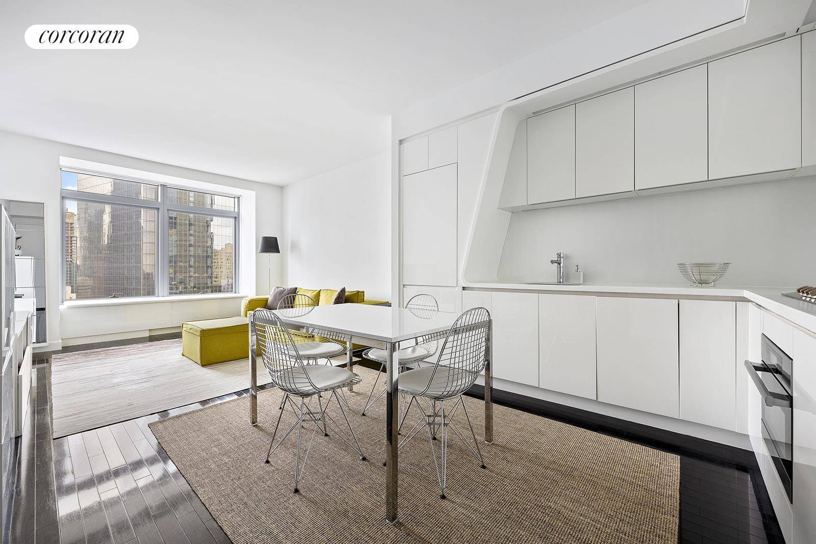 123 Washington St. 36D is a gorgeous, one bedroom, one bathroom apartment offering luxury living in the clouds at the downtown W residences in FiDi.
