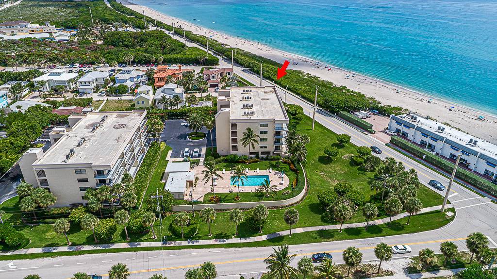 Avail May 1st 2026 to Oct 15th 2026 Stunning ocean views from almost every room in this beautiful two bedroom condo that is literally steps to the beach !