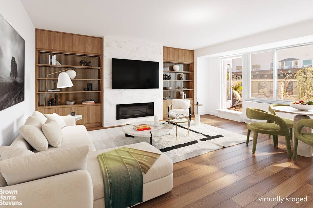 Glorious Terrace on Riverside Drive Newly offered is a most glamorous residence located at 60 Riverside Drive on the corner of 78th Street.