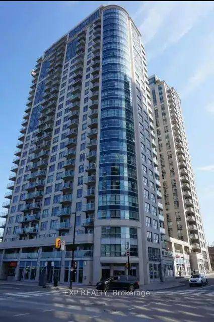 Luxury, fully furnished 1 bedroom den, 1 bath, 1 underground parking all utilities included except wi fi and hydro, 2014 built Condo in the Heart of downtown for 2350.