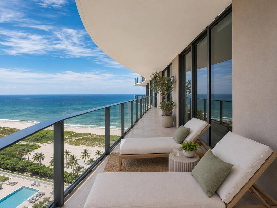 Live Like You're on Vacation Every Day in this stunning oceanfront corner unit w North, East amp ; West exposures in one of Florida's most beautiful Beaches.