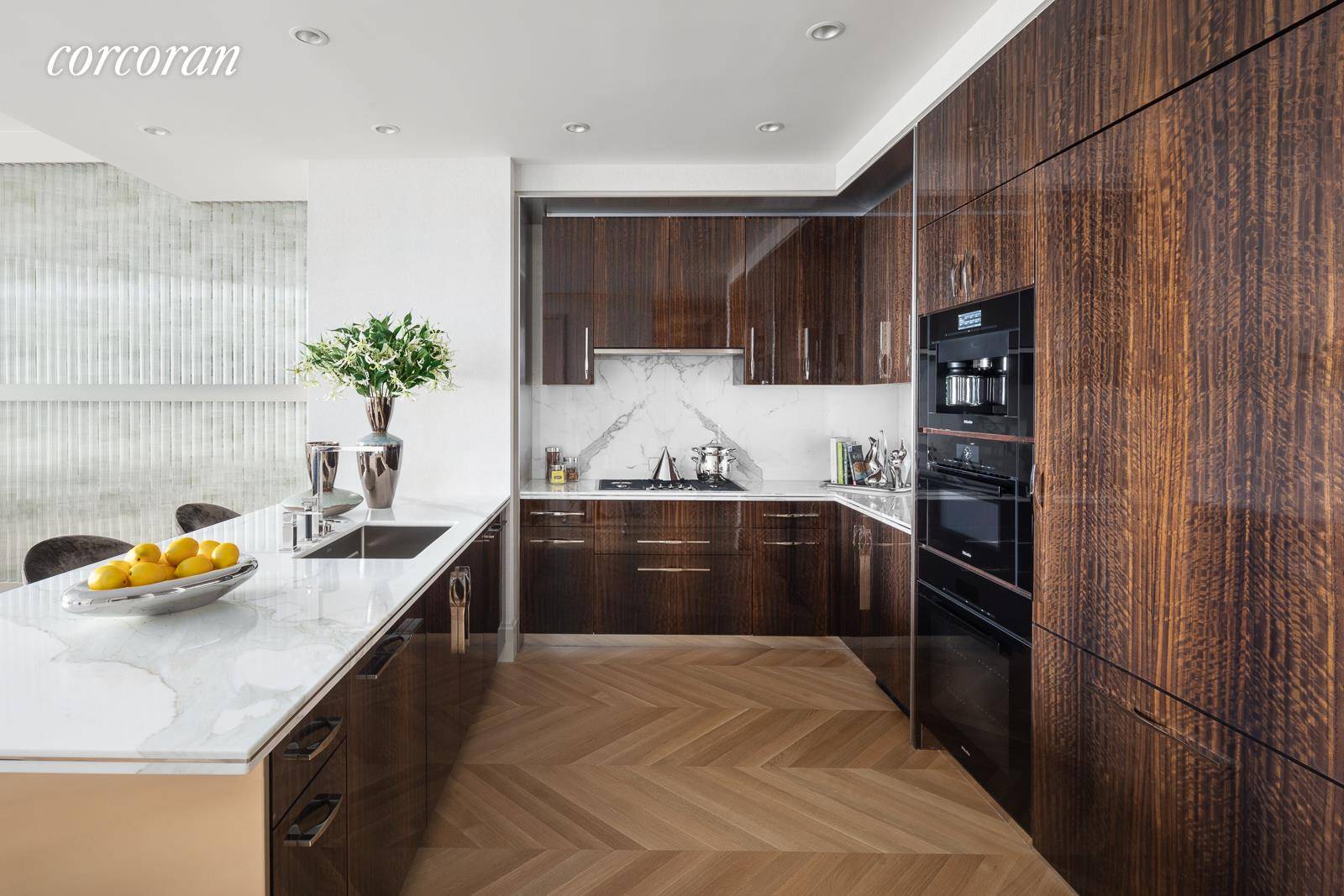 Tower three bedroom with prime park exposures at Central Park Tower.