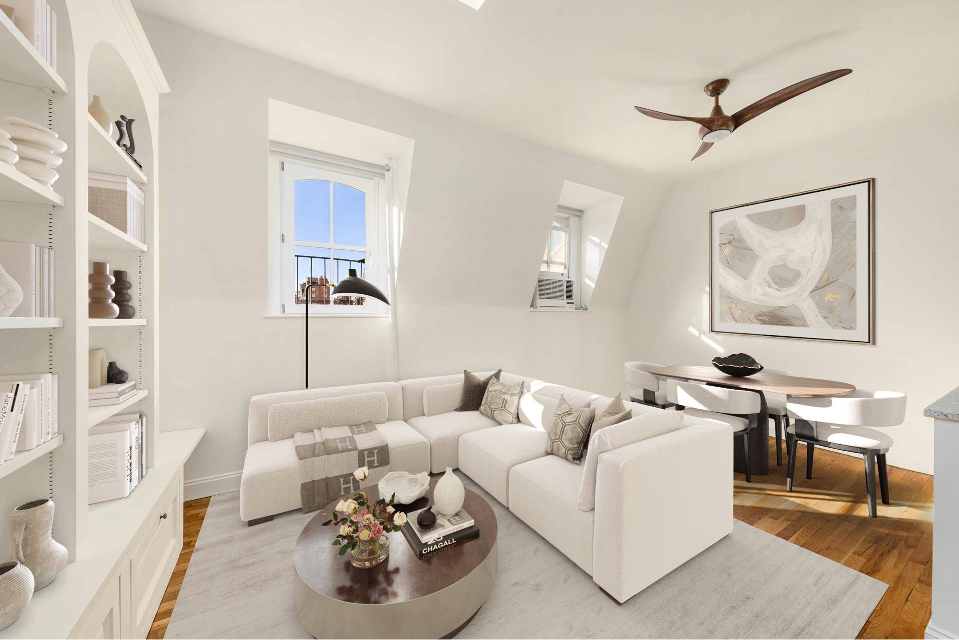 Located in the heart of the charming West Village, this pristine 2 bedroom, 1.