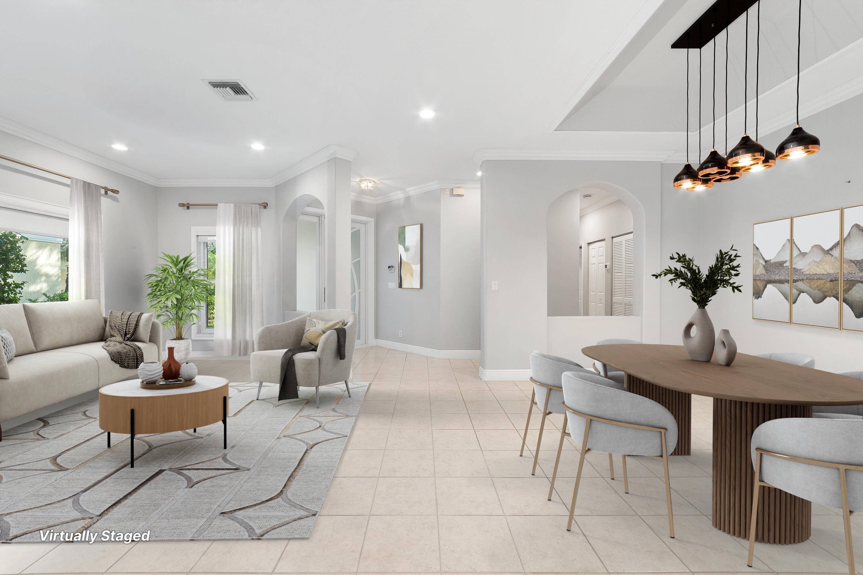 Exceptionally beautiful updated 4 bedroom, 3 bath pool home in Parkland Isles is showcasing modern living at its finest.