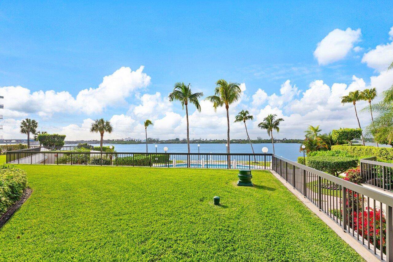 For sale or lease. Waterfront condominium with beautiful Intracoastal and sunset views.