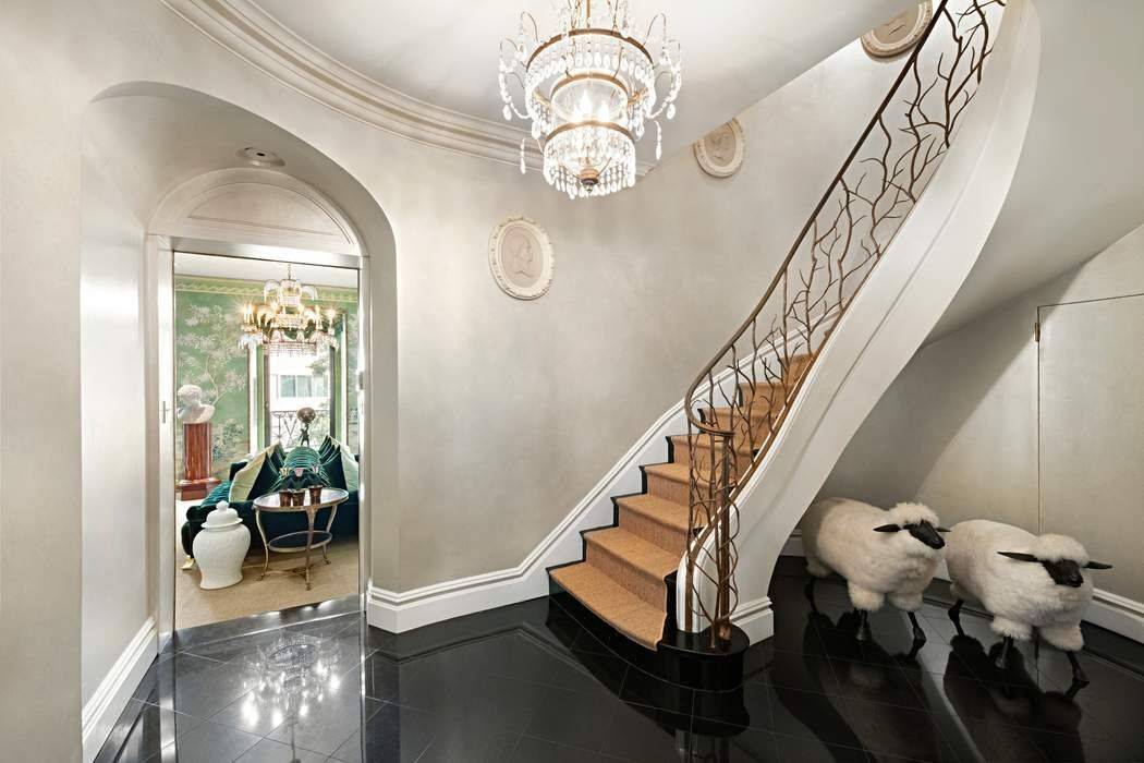 Situated in a distinguished limestone building just moments from Central Park, this truly glamorous duplex residence has been meticulously renovated and is defined by appealingly elegant scale and verdant treetop ...