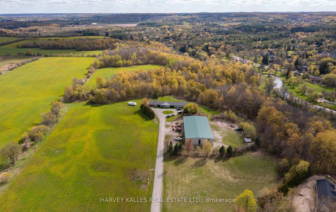 Over 44 acres of rolling Caledon countryside in Terra Cotta with a winding trail down to the beautiful Credit River, right in your backyard.
