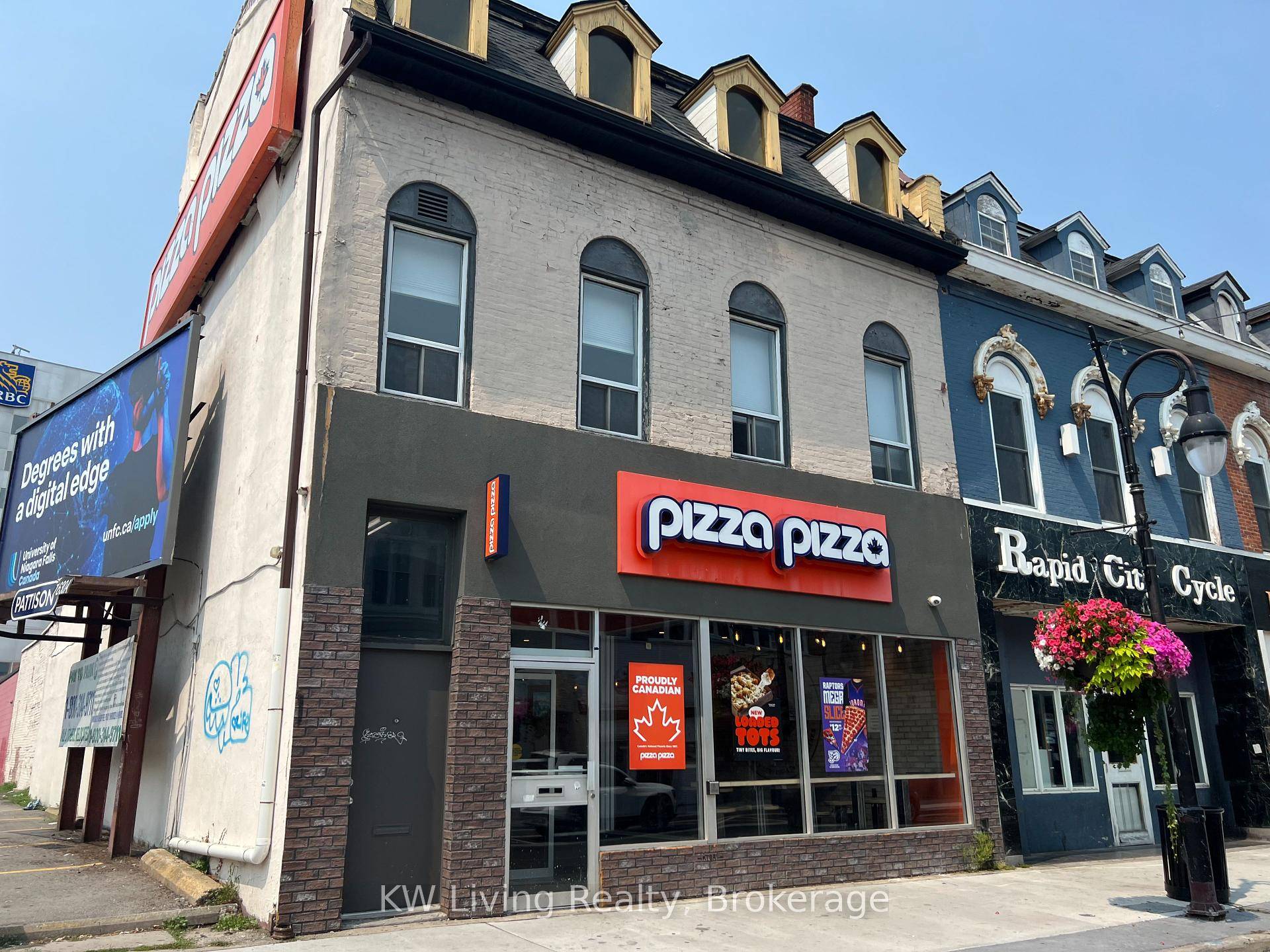 The property is on the main business strip of Down Town St.