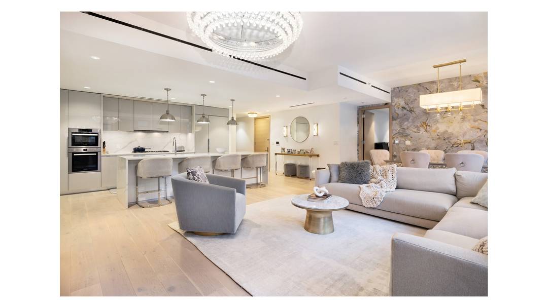 Modern 4 Bedroom, 4 Bath Condo in Boutique UWS New Development Quiet, garden facing residence with north south light, luxury finishes, and full service amenities at the Dahlia.