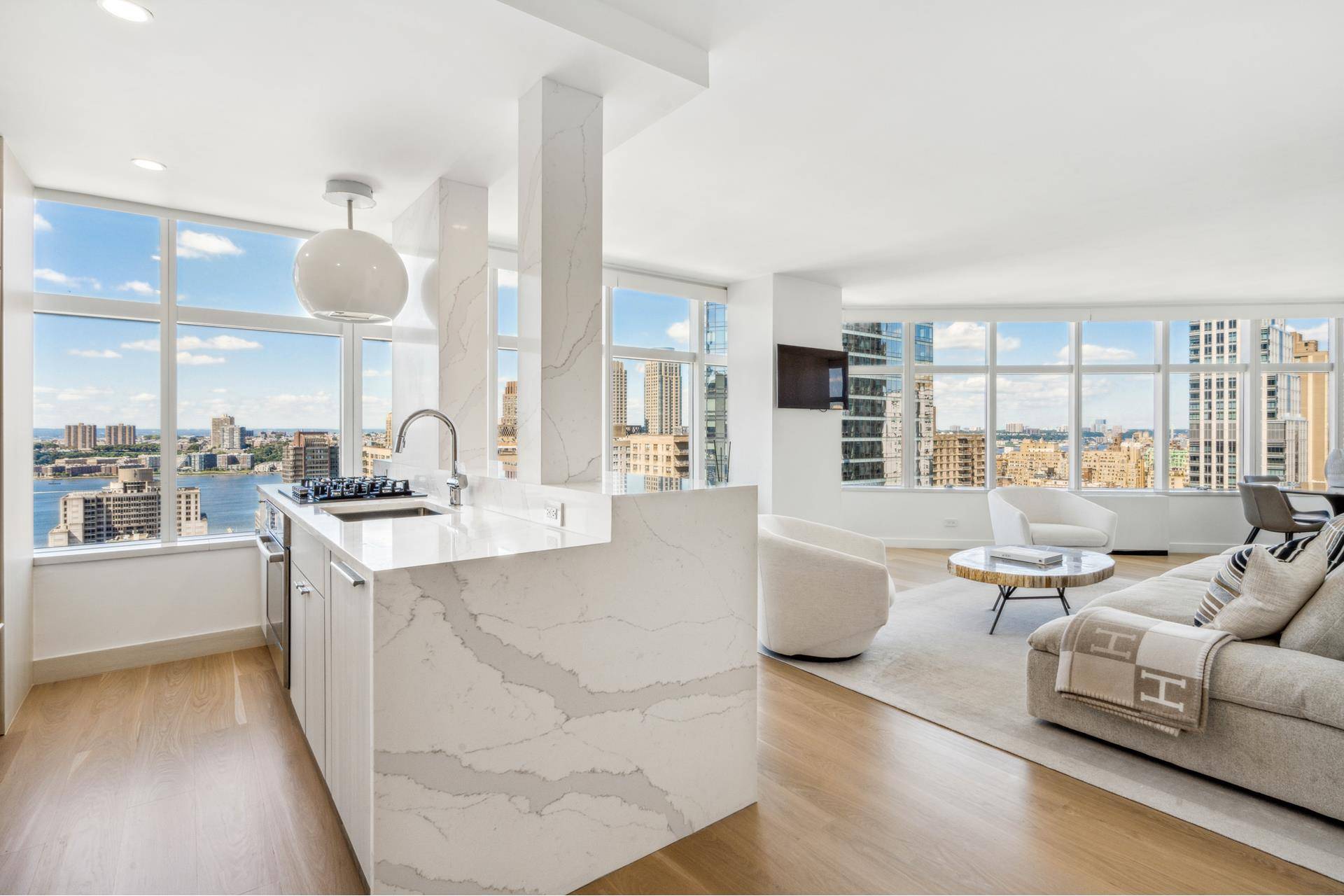 Come home to your panoramic jewel box in the sky with this world class Lincoln Center trophy apartment.