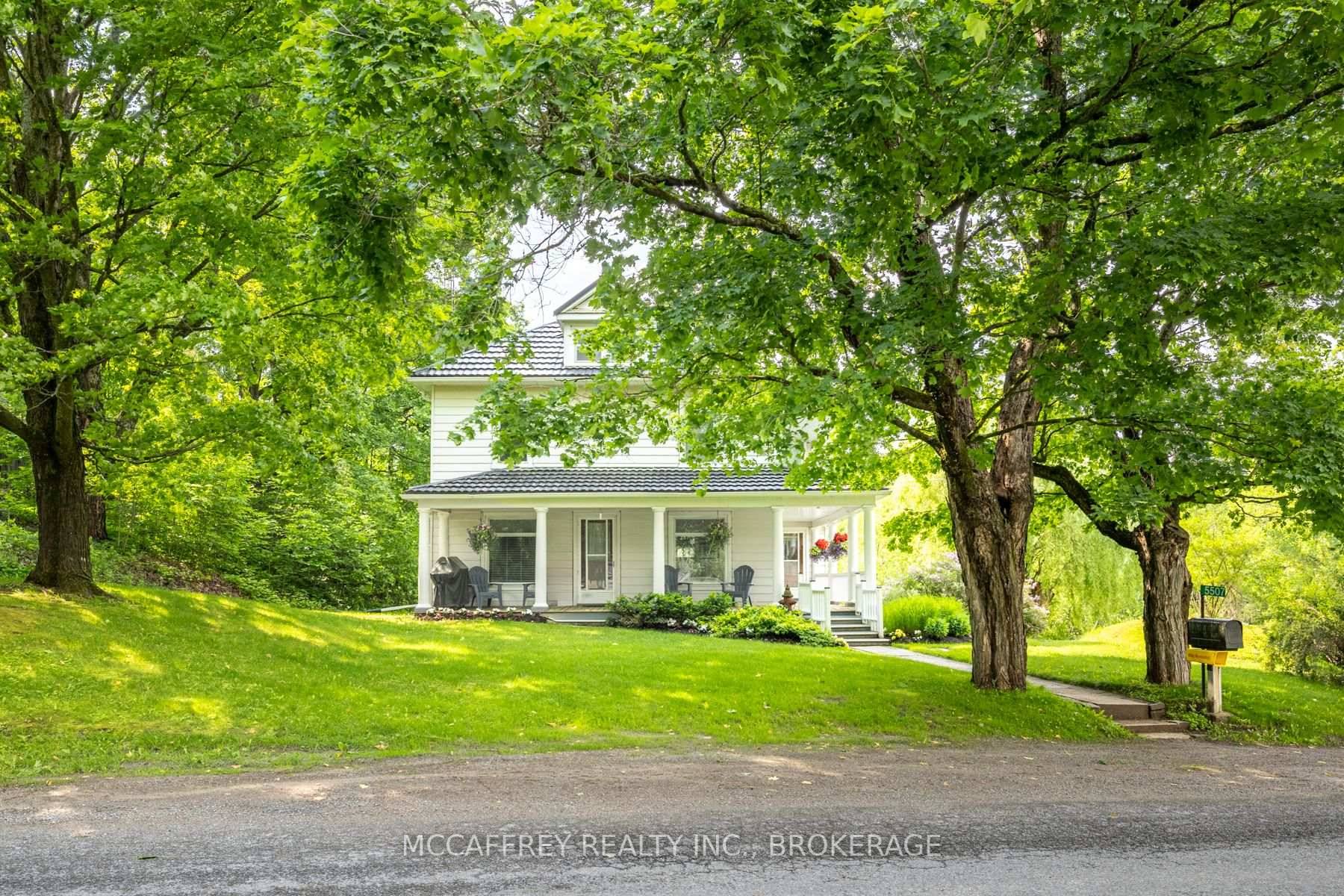 Discover the charm of country living just 20 minutes north of Kingston with this enchanting, two story farmhouse, gracefully set on approximately 25 picturesque acres.