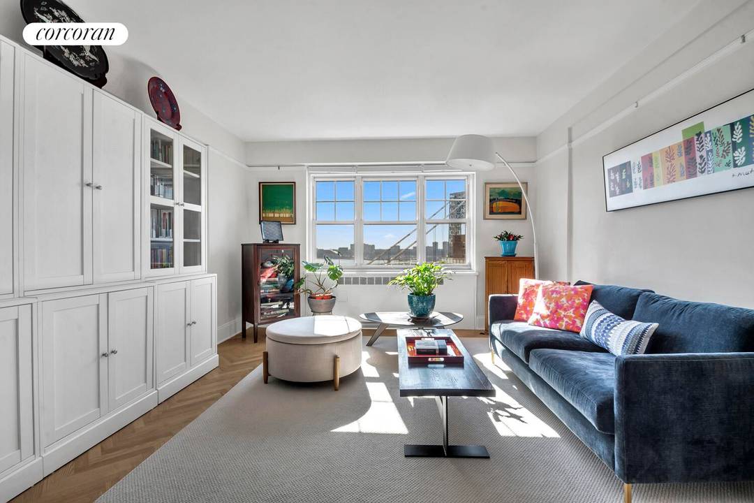 Welcome to Apartment 111 at 120 Cabrini Boulevard, an exceptionally large two bedroom convertible 3 BR, two bath home perched on the 11th floor in Hudson Heights.