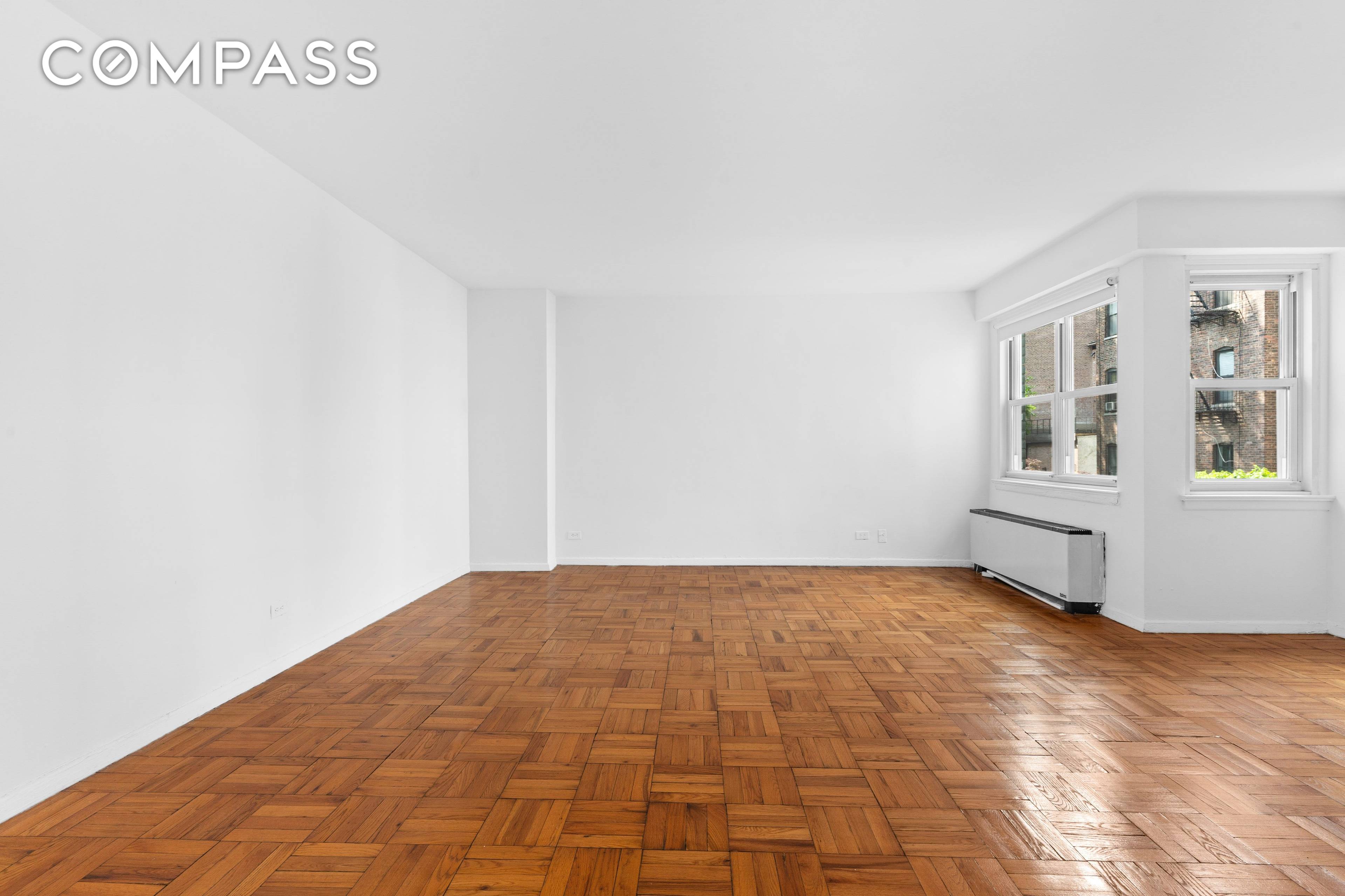Welcome to Residence 3Z at 101 West 12th Street a generously sized alcove studio offering a smartly designed living space.