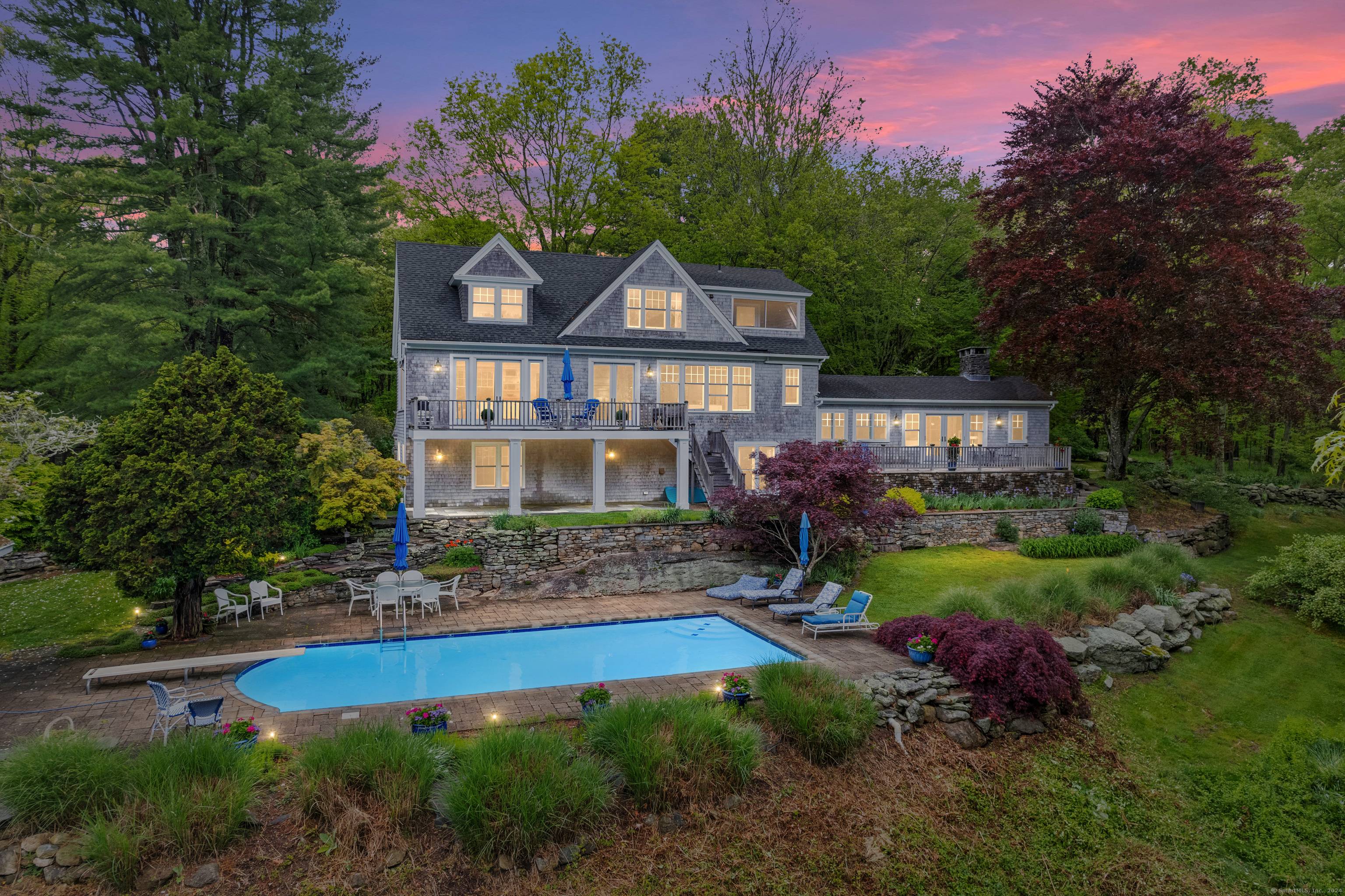 Enjoy spectacular sunrises and sunsets from your Great Room on Tiffany Hill.