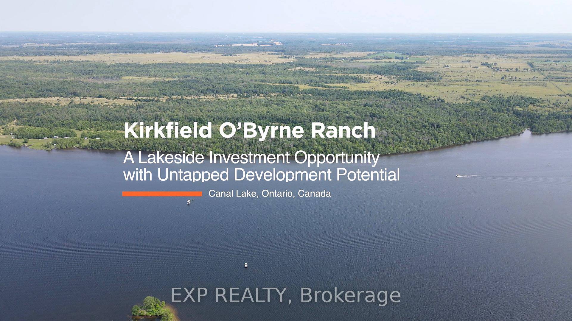 Discover these magical 363 acres of land with over 7, 000 ft of frontage on Canal Lake located just northwest of the Hamlet of Kirkland.