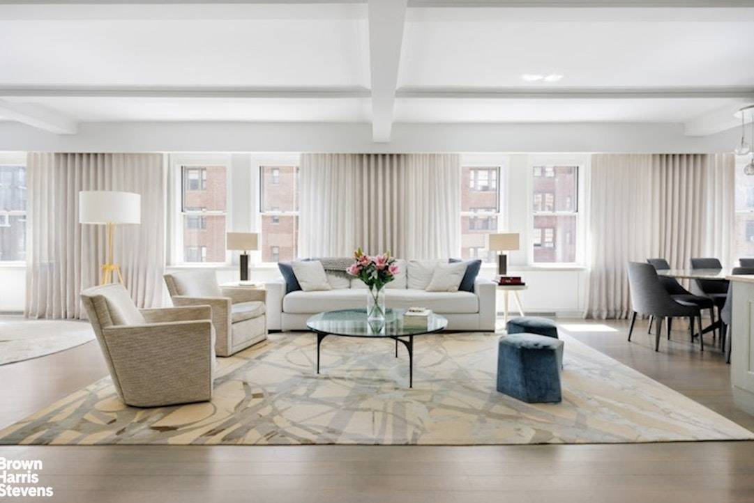 Stunning high floor, prewar condominium duplex perched over West End Avenue.