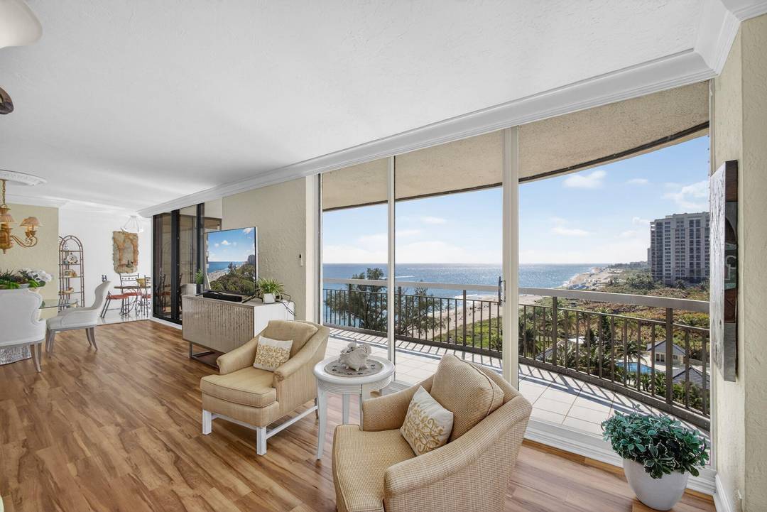 Direct Southern Exposure with Multi Million Dollar Views Over Beautiful Singer Island Beach.