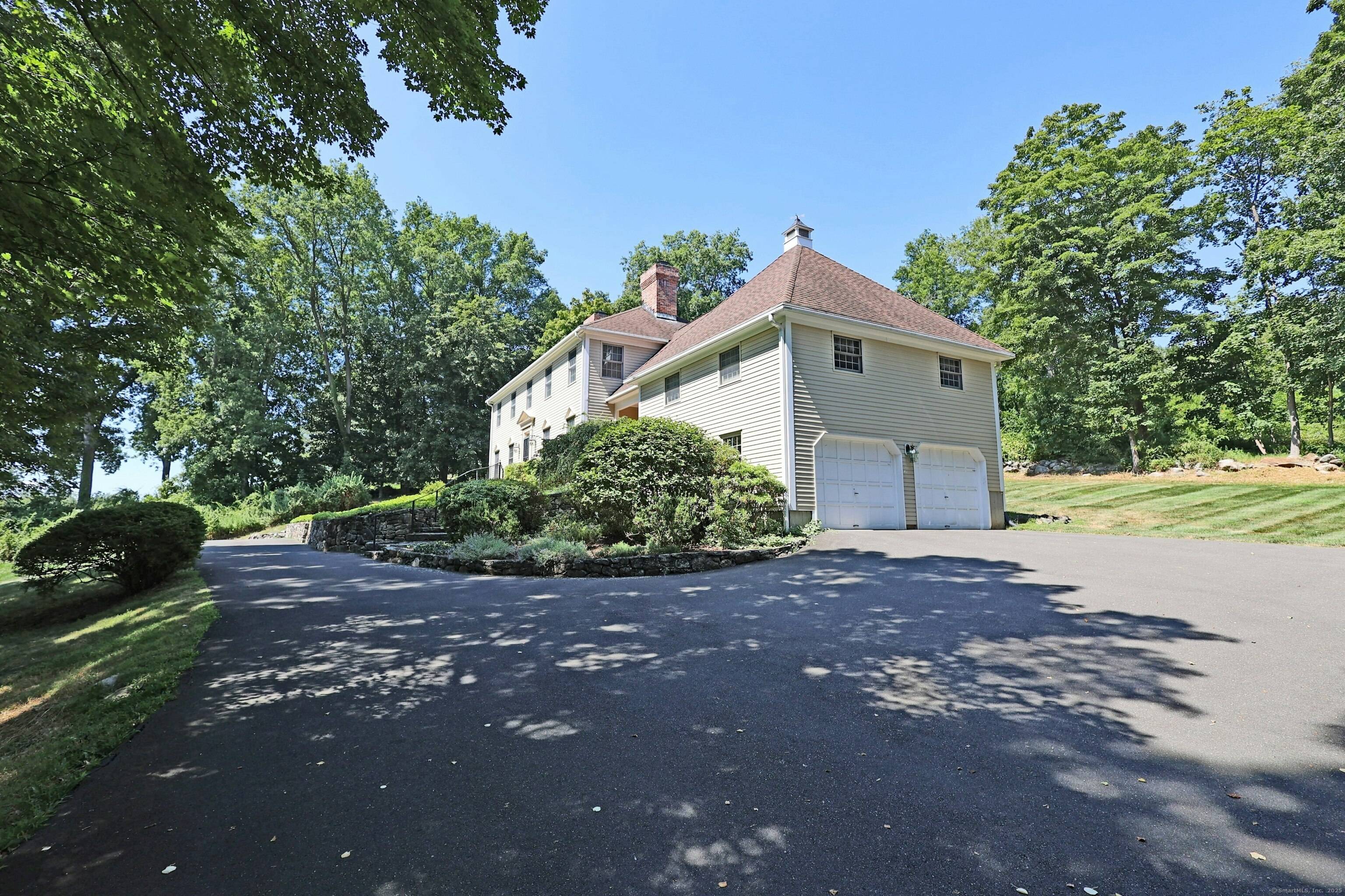Stately colonial home, set high on 2.