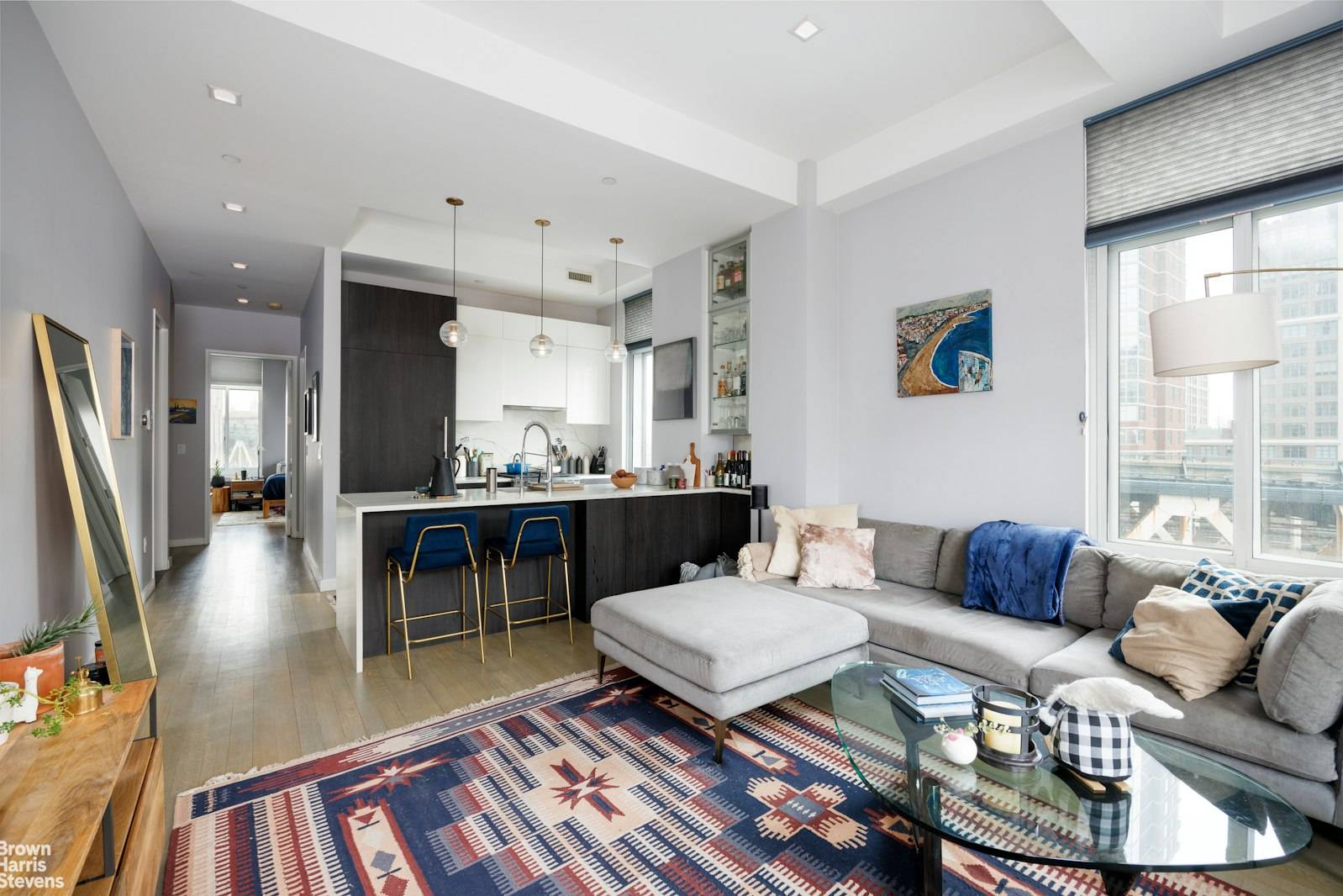 Newly renovated 2 bedroom 2 bath home perfectly located in DUMBO with soaring 11ft beamed ceilings, modern finishes, and open floor plan that is ideal for entertaining or working from ...