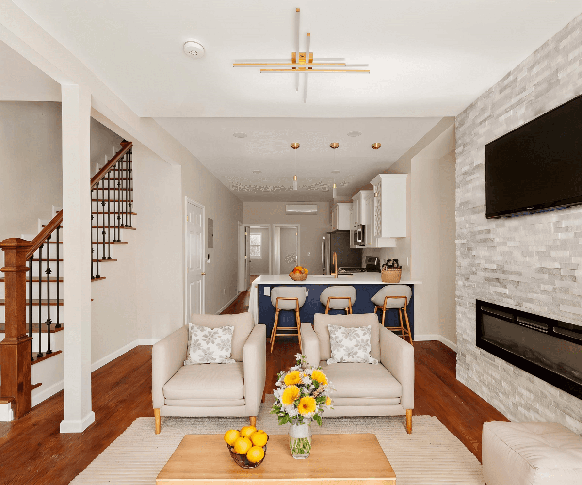 Welcome to 71 16th Street, a thoughtfully reimagined, stylishly renovated 18 foot wide townhome nestled on a quiet, tree lined block in the heart of Gowanus.