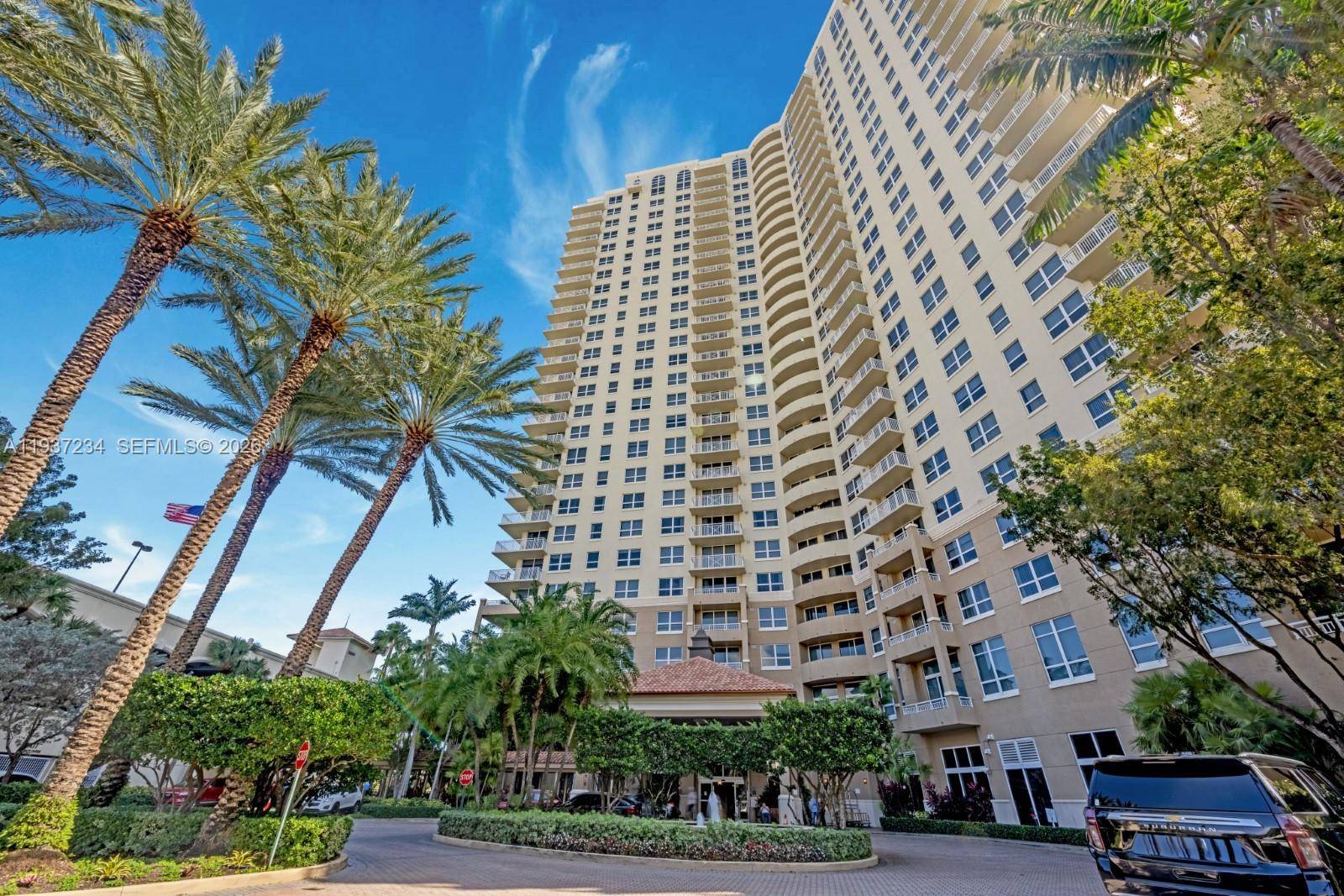 Luxury 1BD 1BA residence on the 22nd floor at Turnberry On the Green, offering panoramic west facing views of the Aventura skyline and Turnberry Golf Course perfect for unforgettable sunsets.
