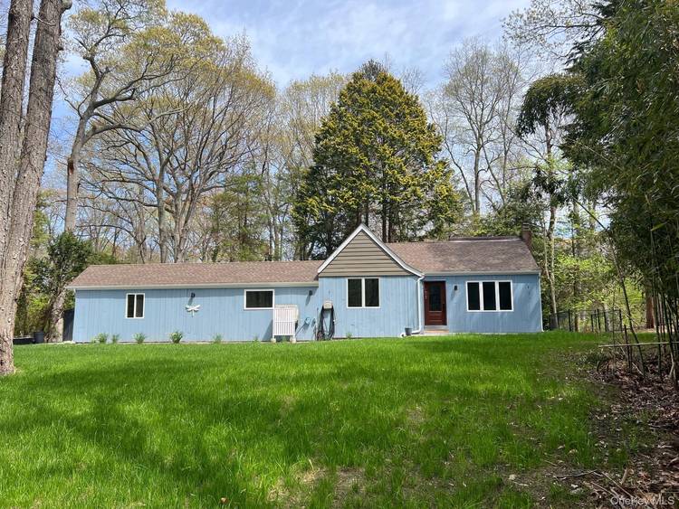 Rare opportunity in serene Nissequogue to rest and relax on over 4 acres of land.