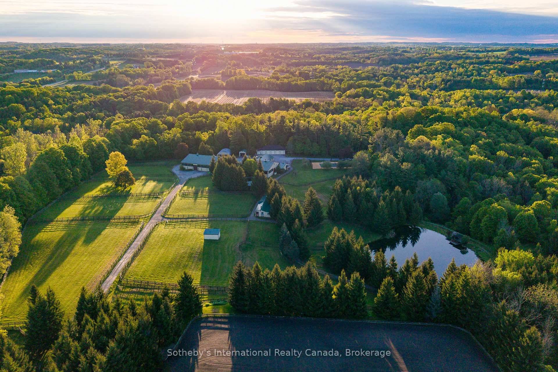One of the finest equestrian estates in Ontario's renowned King Township ; without question a premier community in the horse world.