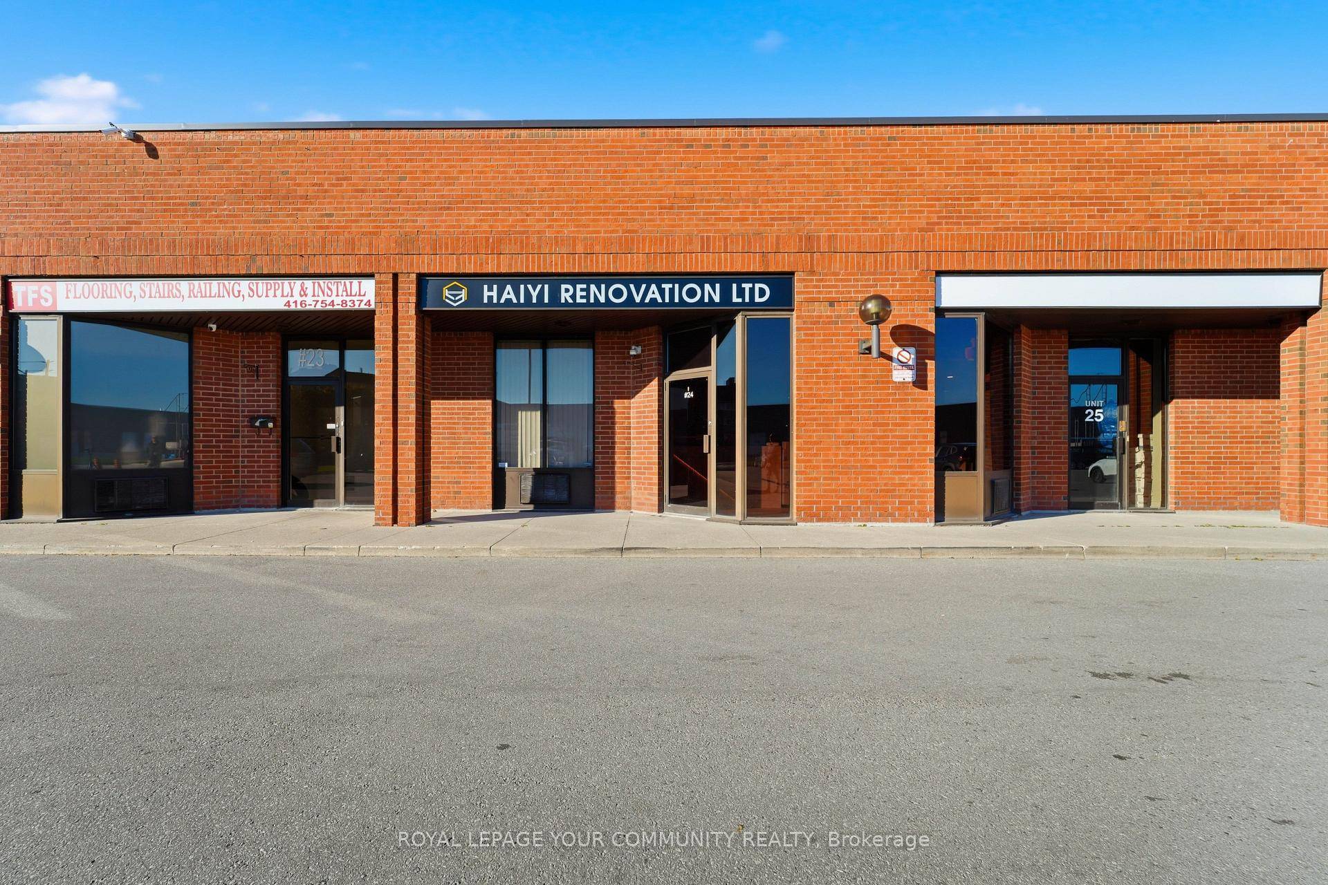 outstanding opportunity to acquire a fully built out construction and renovation showroom space located at Finch Ave amp ; Middlefield Rd.