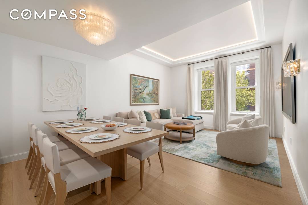 Introducing Residence 2B at 150 Barrow a turnkey, 1, 170 square foot, two bedroom, two bathroom condominium with 9 8 ceilings and charming southern exposures overlooking historic Barrow Street.