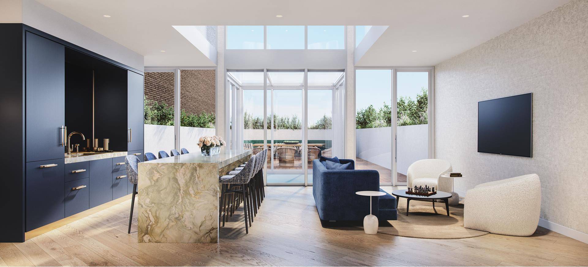 Introducing the immaculate residence 6K at 300 West, a 1, 094 square foot double exposure two bedroom, two bathroom, offering an extensive living dining space that boasts custom White Oak ...