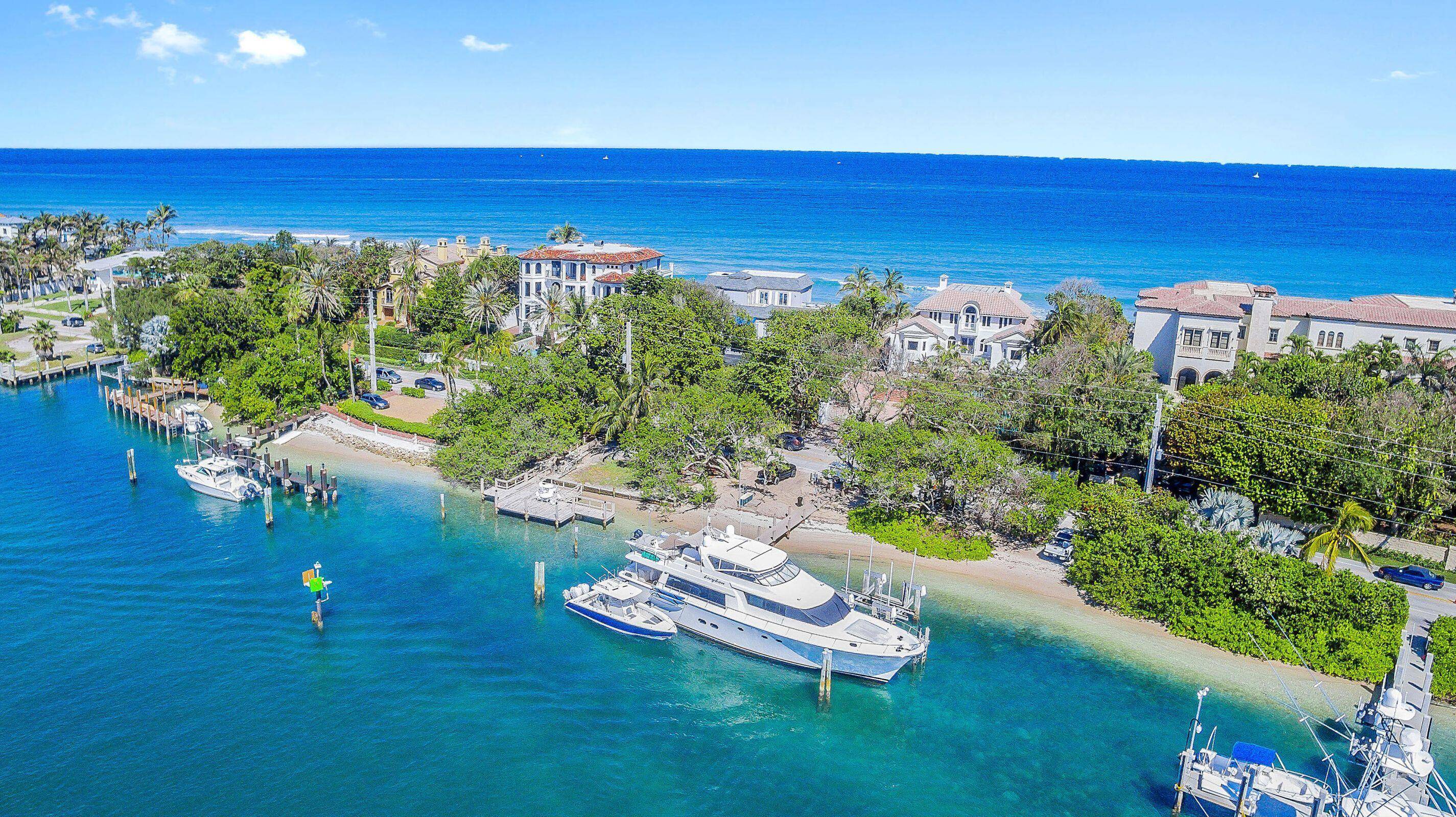 Dock your 100ft yacht right by the LHP inlet with water and power at new dock and seawall.