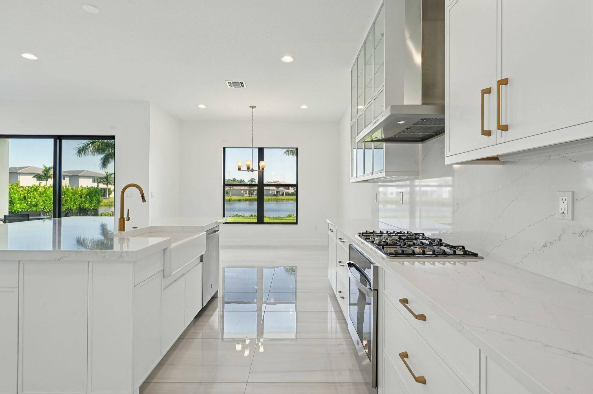 Brand New Lakefront Home 5BD Den Designer Finishes Throughout.