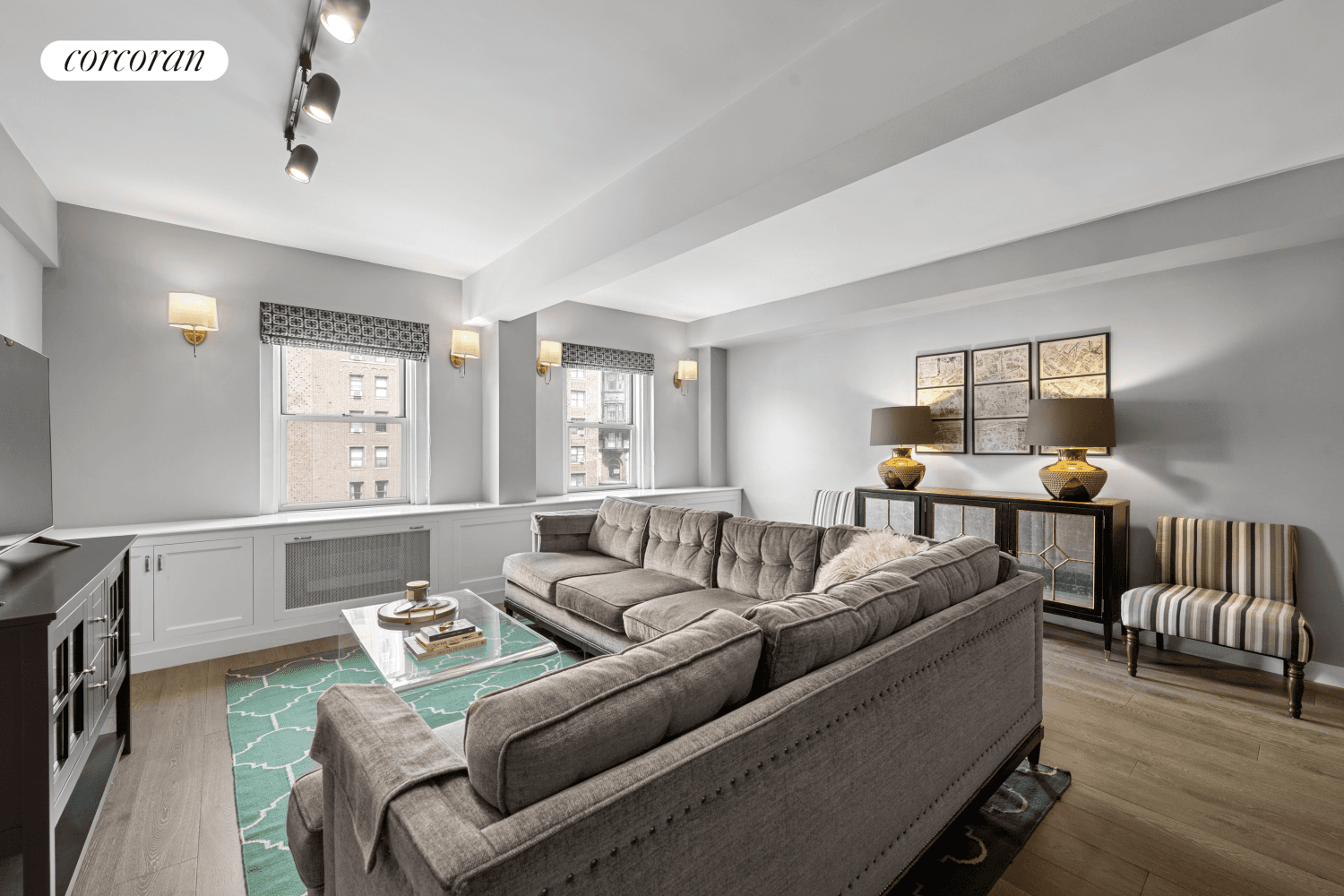 Fully Renovated and Spacious 3 Bedroom with Sunny Views Over Broadway Welcome to Residence 7B at The Opera This expansive home features a massive 17 x 24 living and dining ...