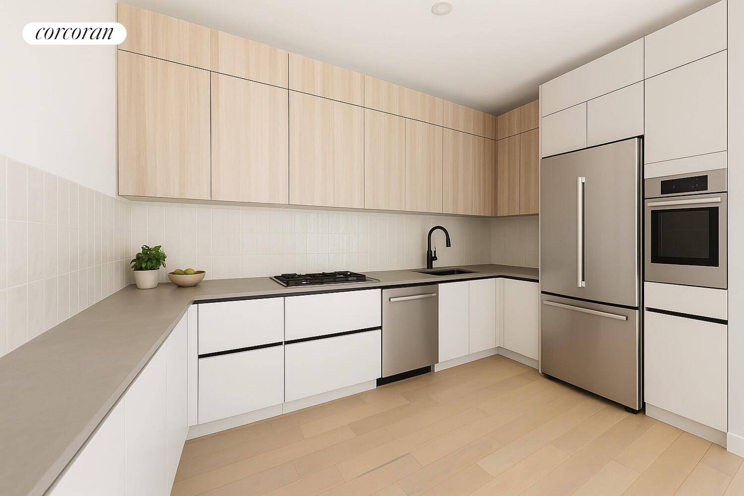 Introducing the crown jewel of 424 Evergreen a magnificent duplex penthouse boasting three bedrooms, three bathrooms, and an expansive, light filled layout that spans two full floors.