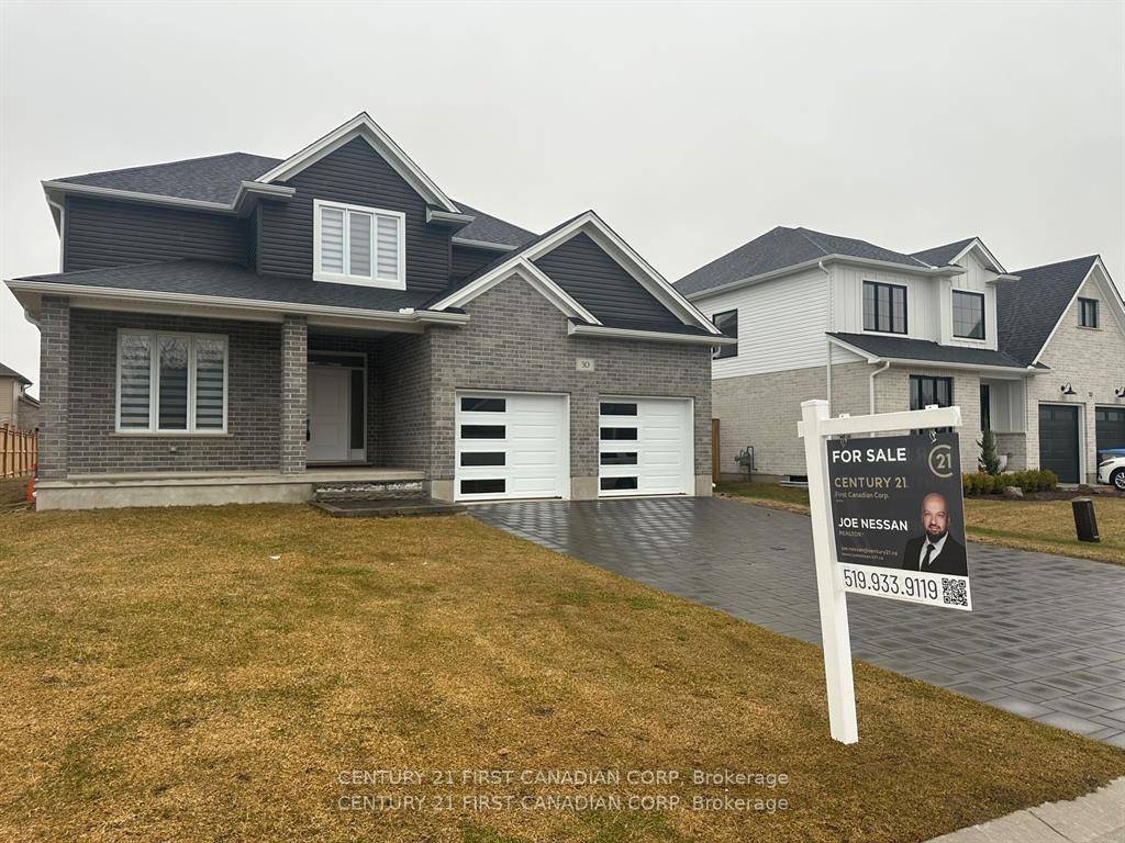 Come see this Elegant 4 Bedroom, 2 and half bathroom home at 30 Spruce Crest in Parkhill Ontario.