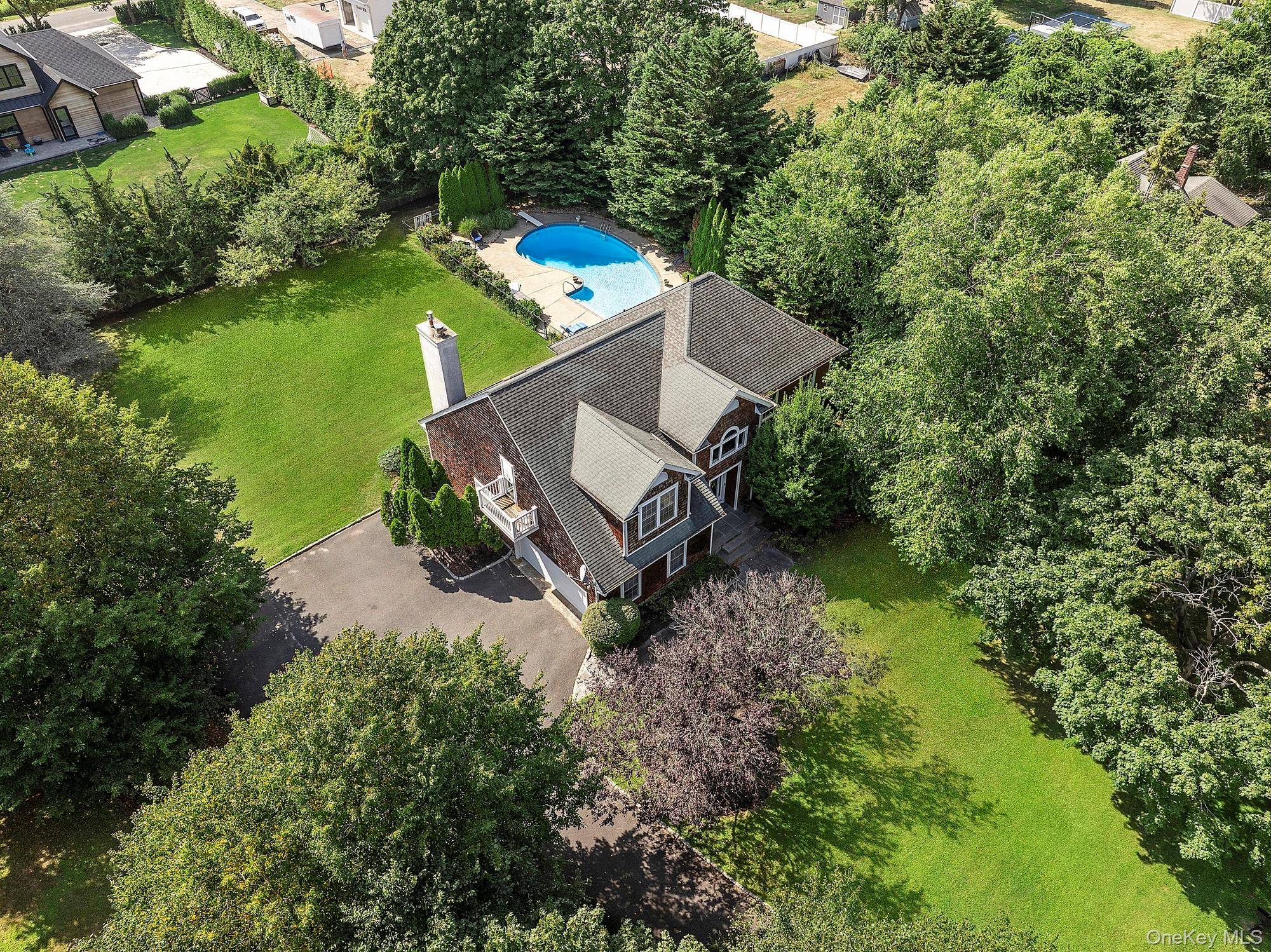 Located in a quiet and private setting, this well maintained home sits on 0.