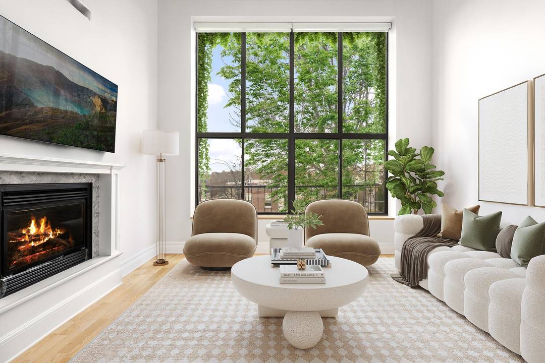 Welcome home to the Penthouse at 284 Warren, a beautifully renovated, sun drenched legal 2 bedroom duplex with a versatile home office or third bedroom, set on one of Cobble ...