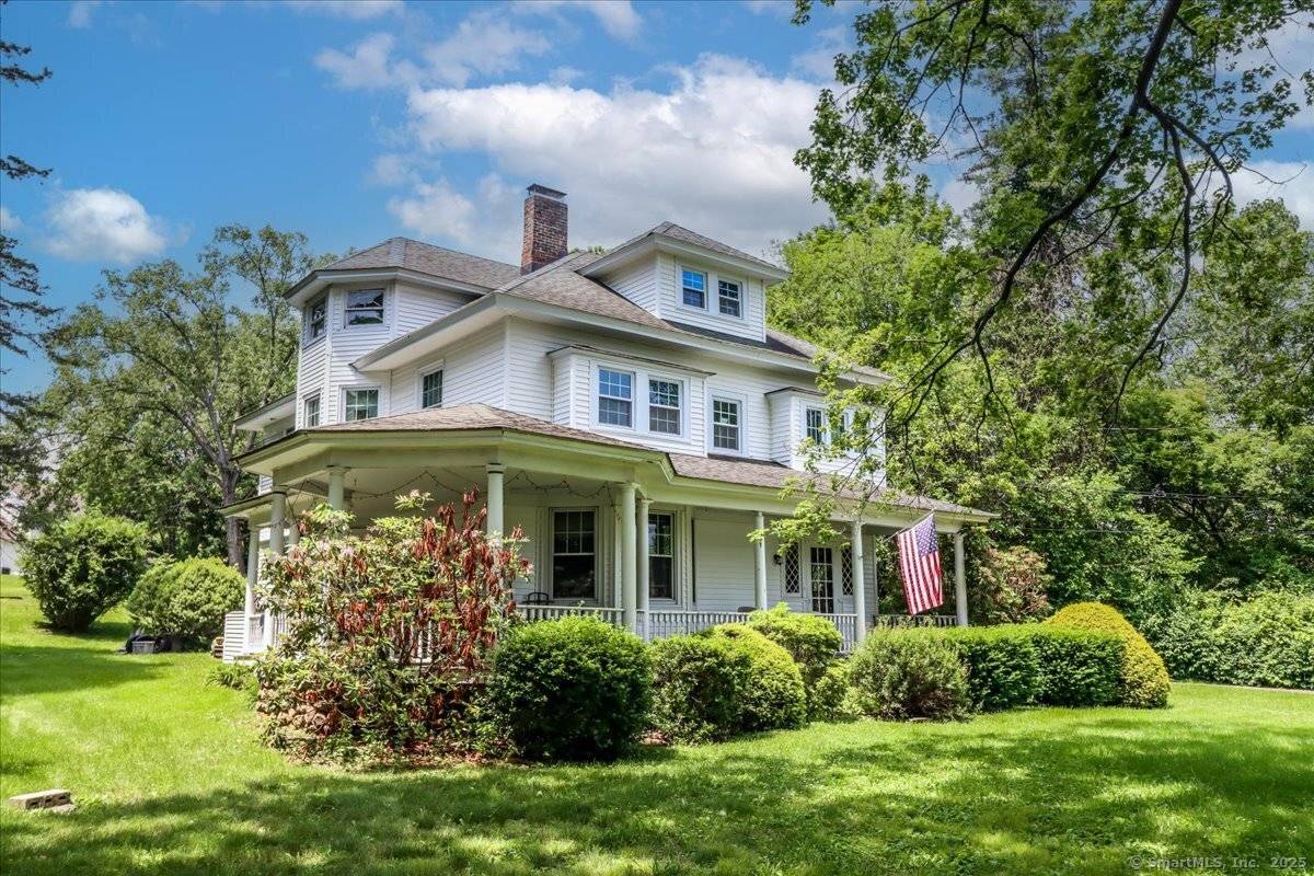 This One Is Just Right ! Step into the charm of this Progressive Era beautiful 2 family home set on 1 acre in New Milford's flexible B1 zone.