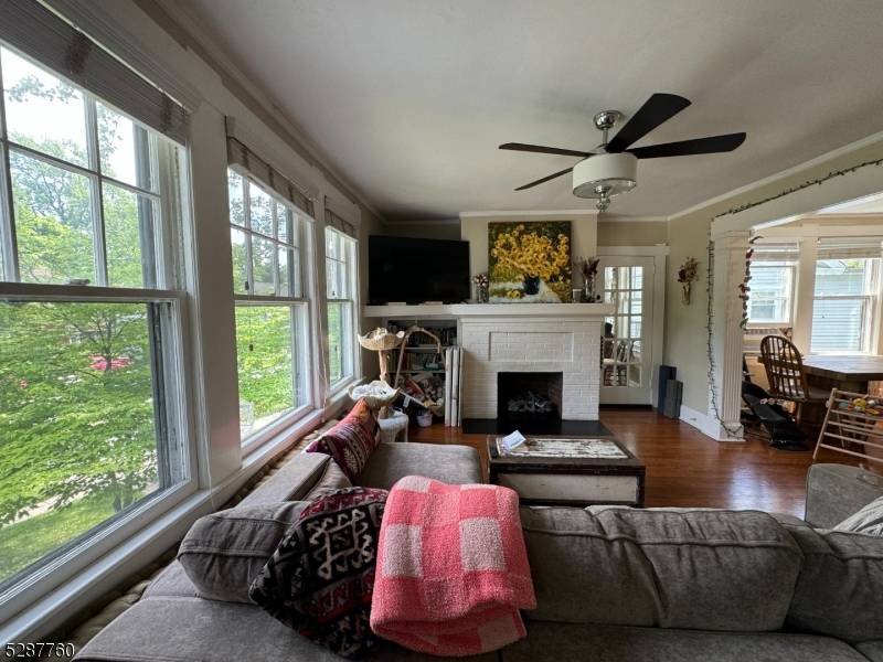 Sunny and bright duplex unit, floating in the trees in the heart of Montclair.