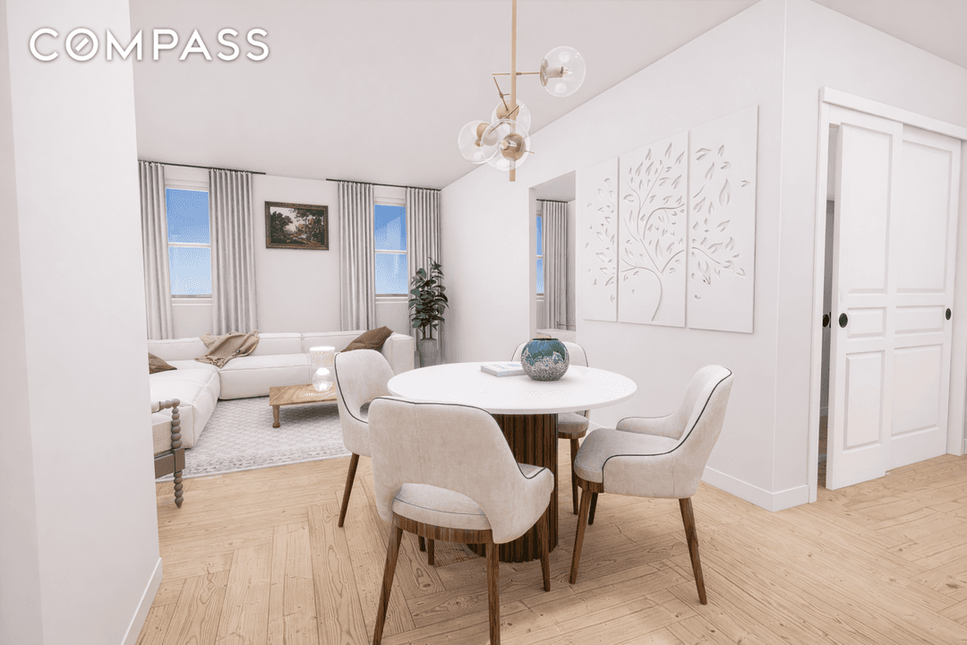 A rare opportunity to combine two one bedroom, one bath residences into a full floor, three bedroom, two bath home with coveted eastern and western exposures, capturing breathtaking city views ...