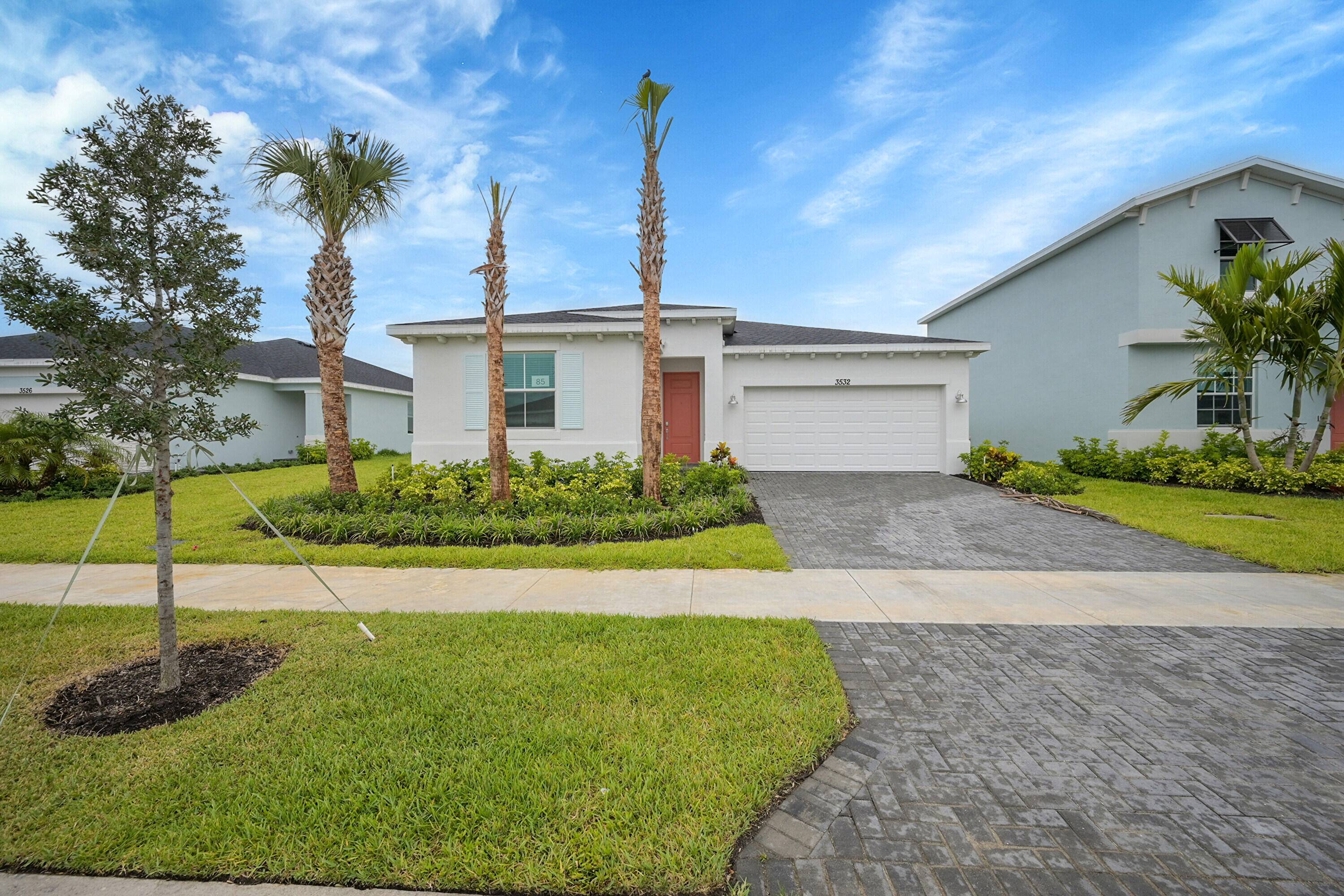 This single story home boasts an intuitive layout that's living.