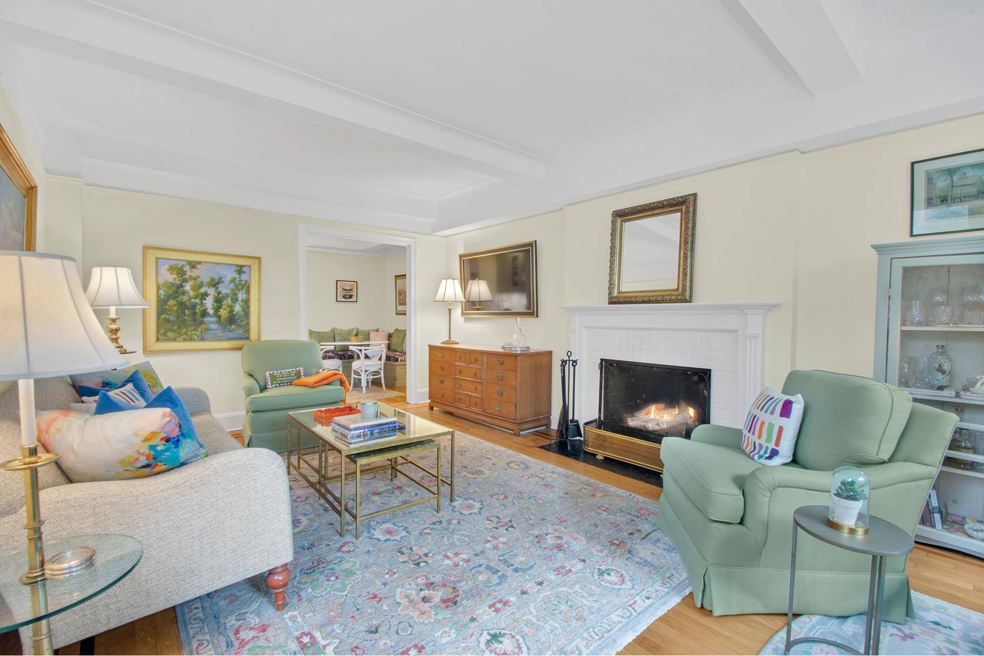 Welcome to Apartment 5C, a large and meticulously renovated garden facing 1 bedroom home at the renowned Gramercy House.