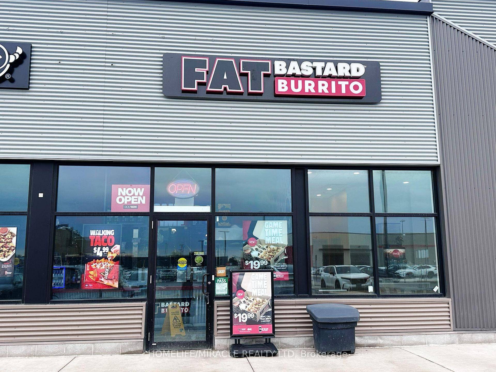 Exciting opportunity to own a well established, Successful Fast food Mexican Grill Fat Bastard Burrito Franchise Business for Sale in a Prime Location in Etobicoke.