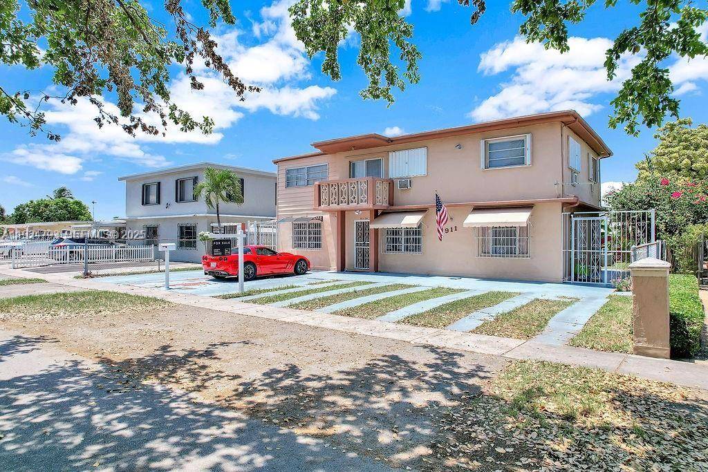 A true Hialeah dream home with incredible potential this rare 7 bed, 3 bath property accommodates 3 full families.